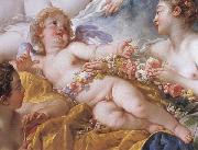 Francois Boucher Details of Cupid a Captive oil painting on canvas